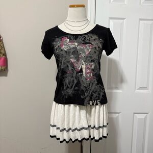 Vintage gothic black t-shirt